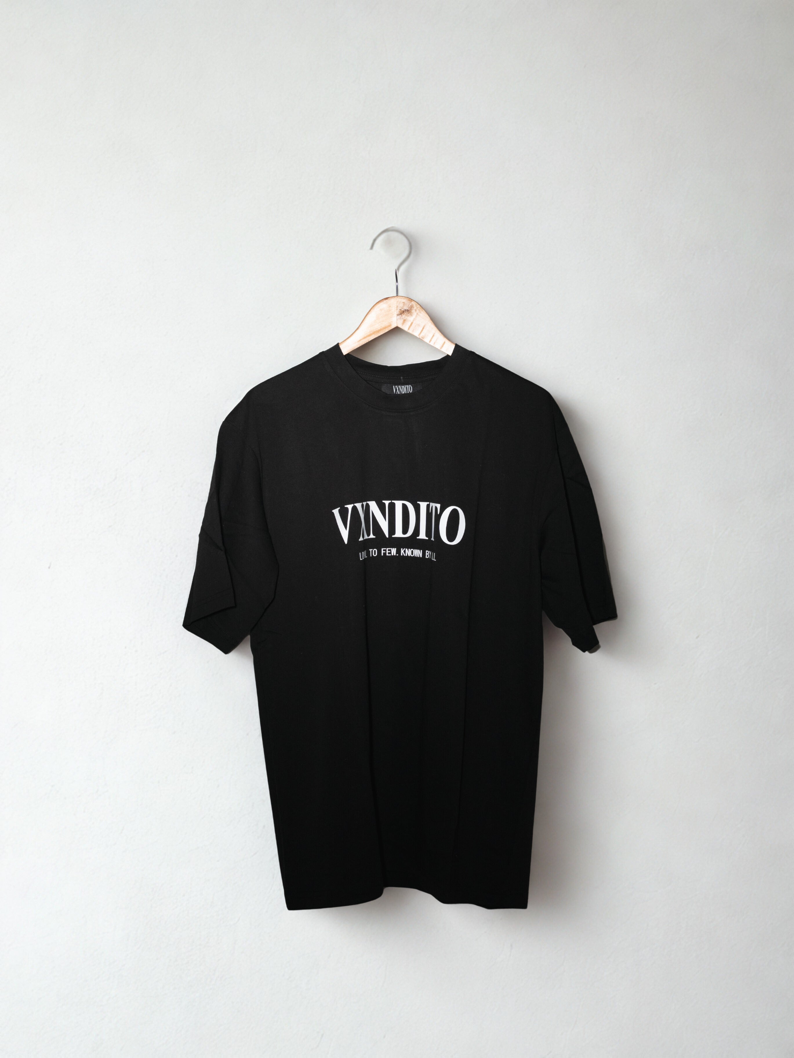 VXNDITO Signature Tee – Black