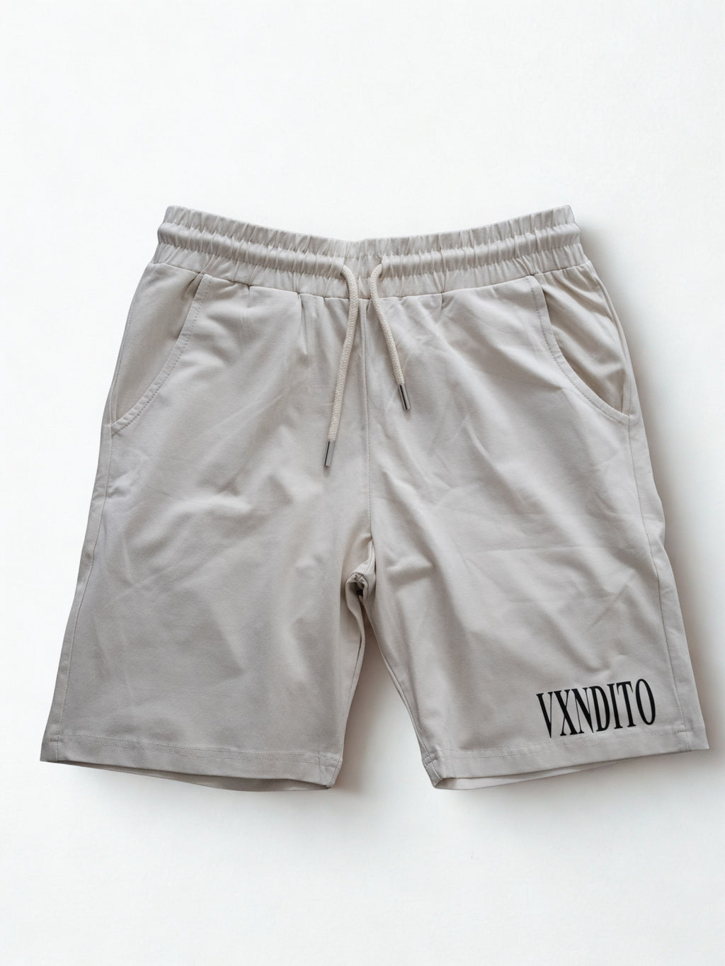 VXNDITO Signature Shorts – Bone