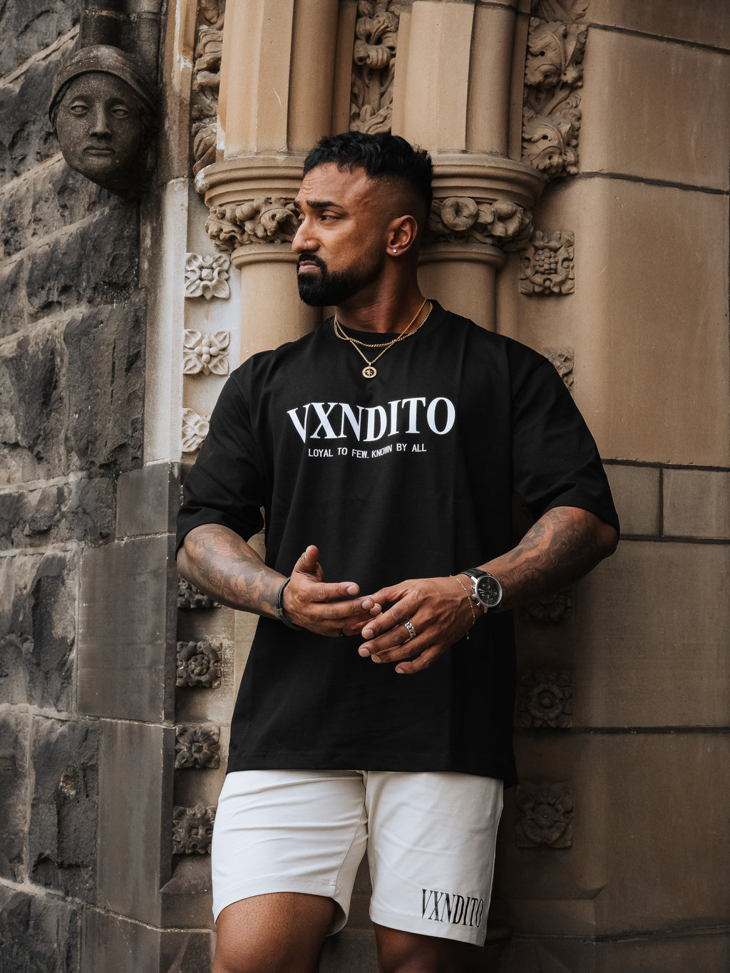 VXNDITO Signature Tee – Black